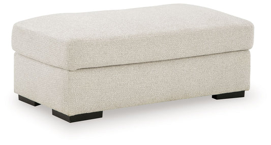 Conlee - Pike - Ottoman - Linen - Hornell Furniture Outlet