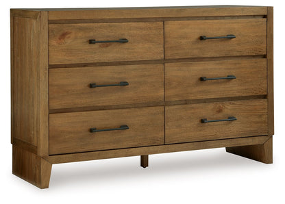 Sherbana - Light Brown - Dresser - Hornell Furniture Outlet