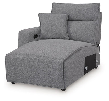 Modmax II - Reclining Sectional - Salt And Pepper - Hornell Furniture Outlet