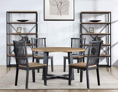 Magnolia - Side Chair (Set of 2) - Black - Hornell Furniture Outlet