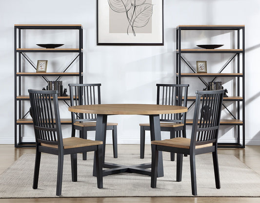 Magnolia - Side Chair (Set of 2) - Black - Hornell Furniture Outlet