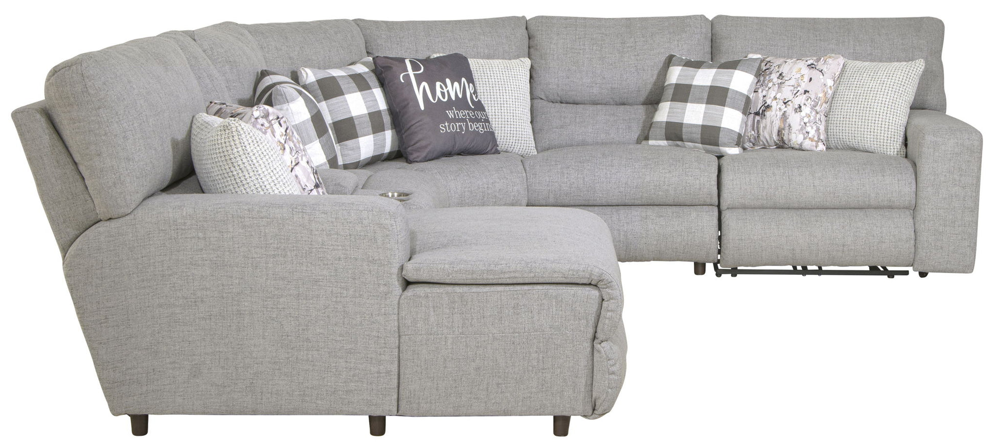 Rockport - Reclining Sectional - Hornell Furniture Outlet