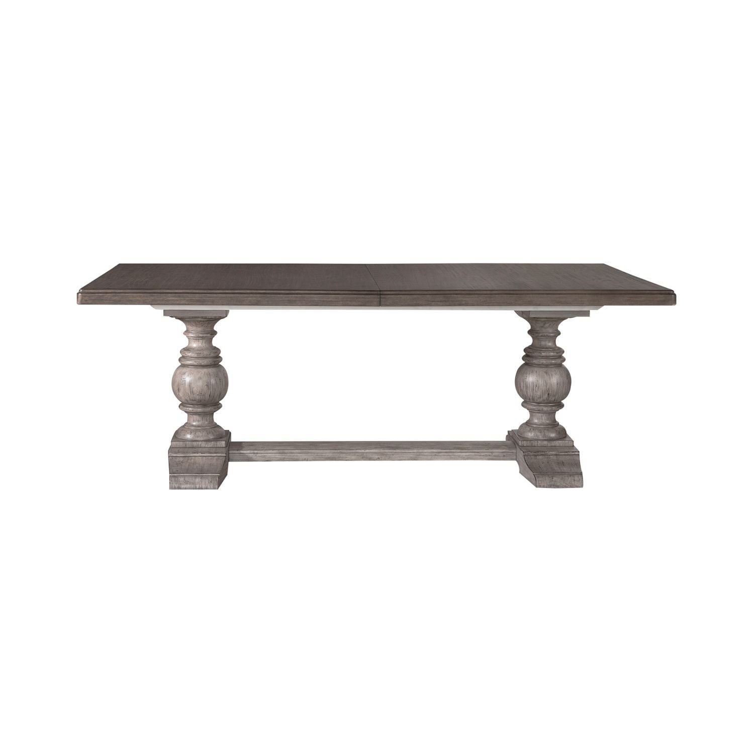 River Place - Trestle Table - Gray - Hornell Furniture Outlet
