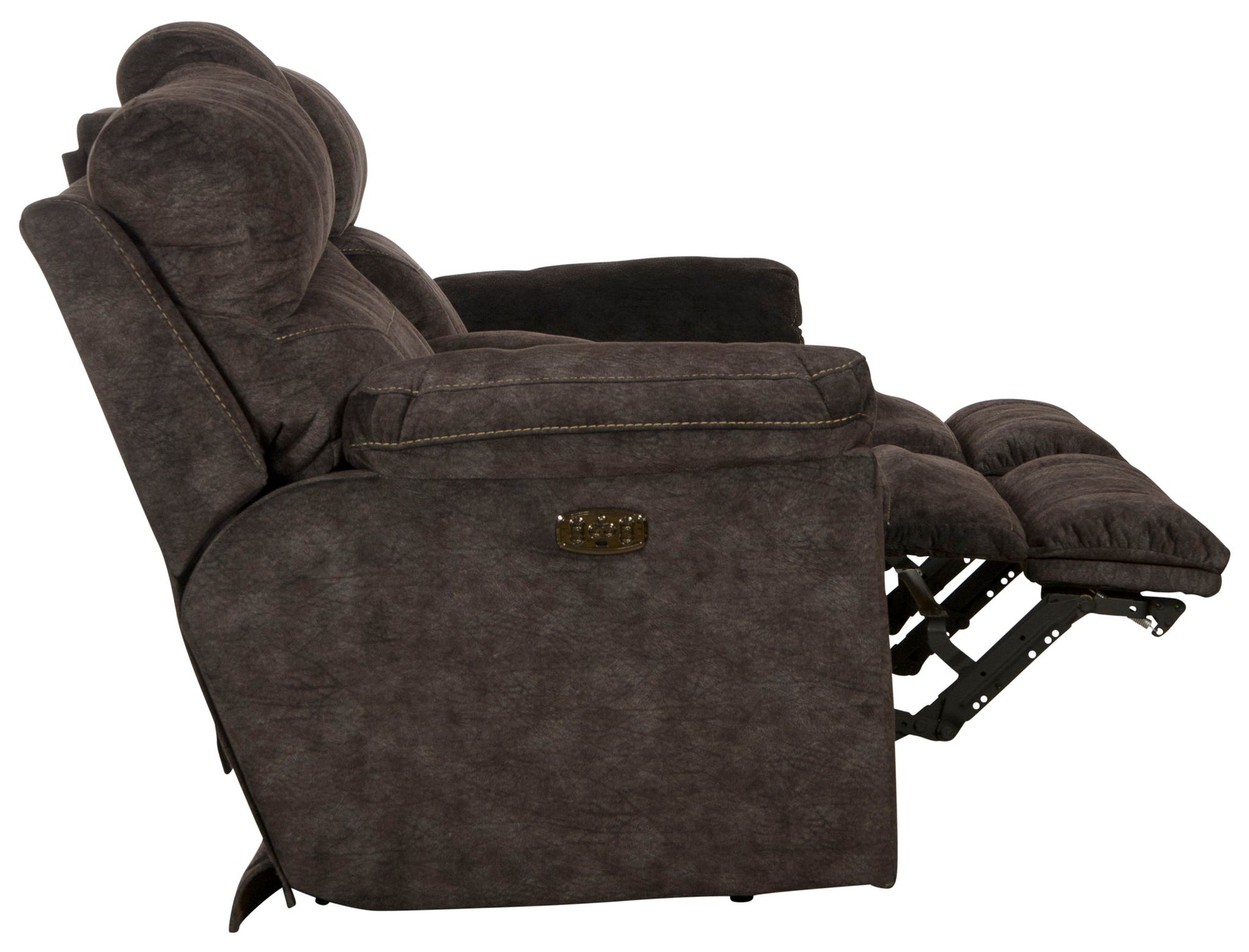 Sedona - Power Hdrst With Lumbar Lay Flat Reclining Console Loveseat With Storage & Cupholders - Hornell Furniture Outlet