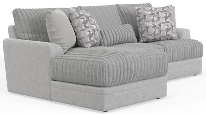 Titan - Sectional With Comfort Coil Seating And Accent Pillows Included - Hornell Furniture Outlet