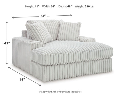 Stupendous - Alloy - Oversized Chaise - Hornell Furniture Outlet