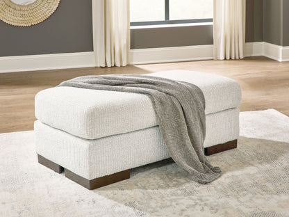 Hartside - Ottoman - Frosted - Hornell Furniture Outlet