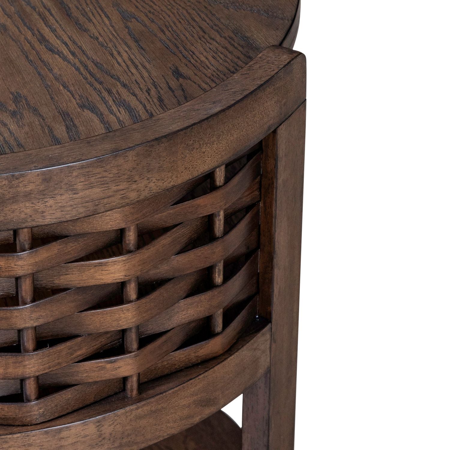 Warren Park - Round End Table - Brown - Hornell Furniture Outlet