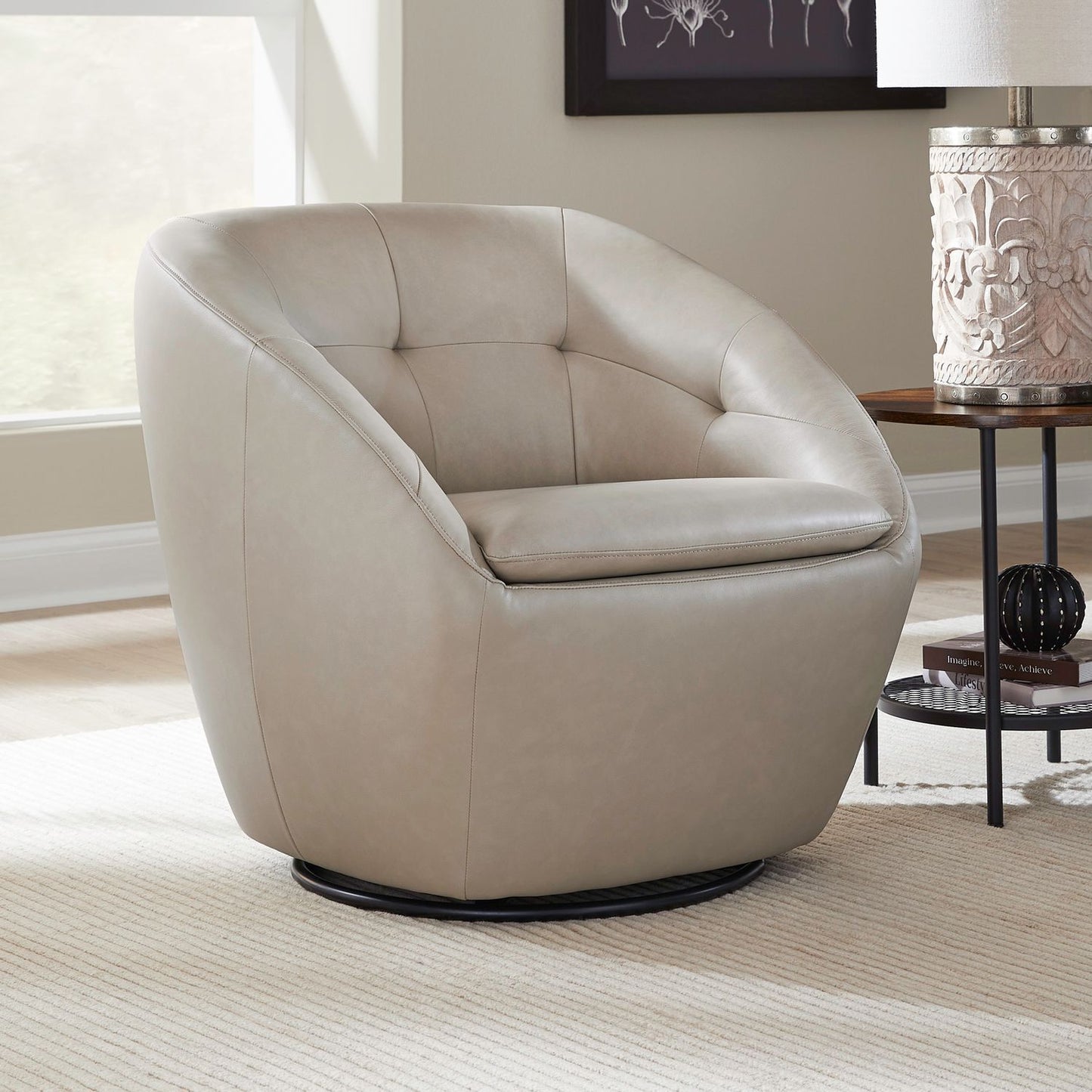Dawson - Swivel Accent Chair - Hornell Furniture Outlet