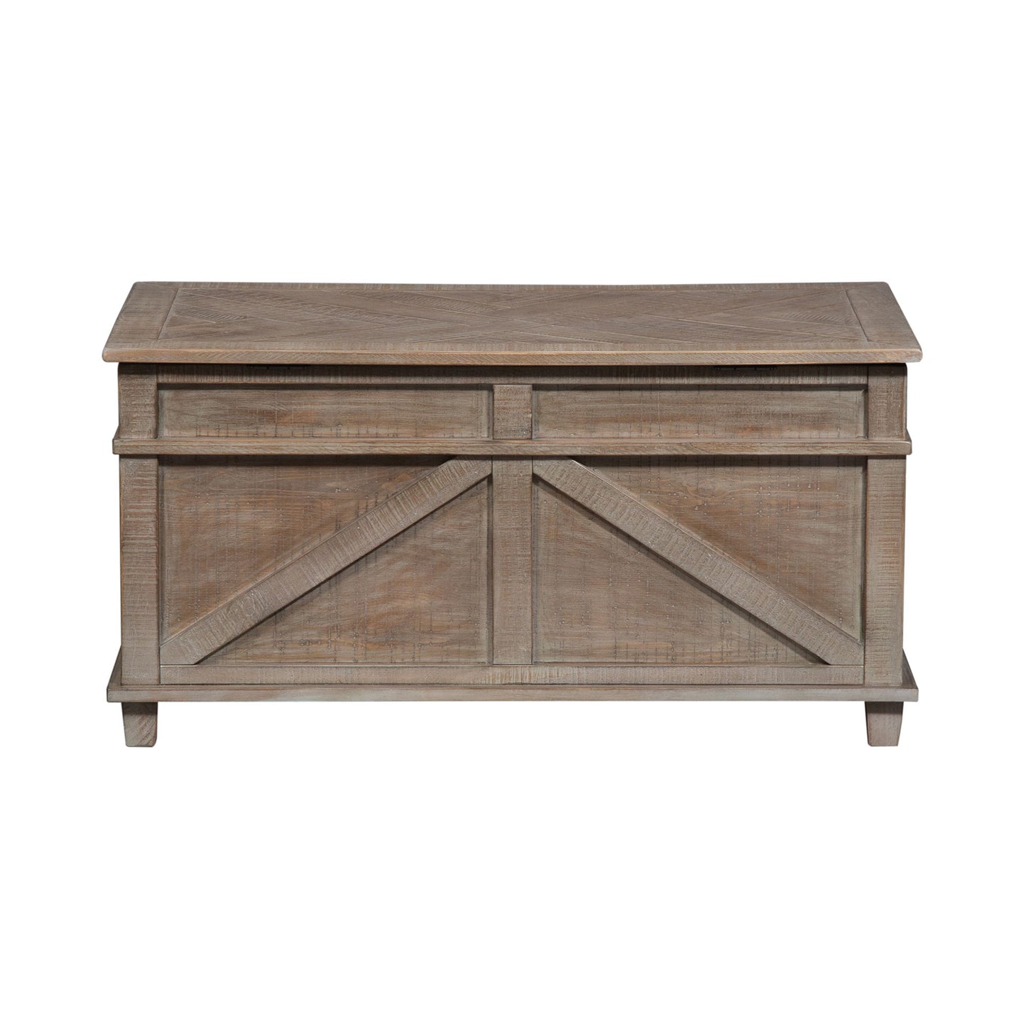 Parkland Falls - Storage Trunk - Light Brown - Hornell Furniture Outlet