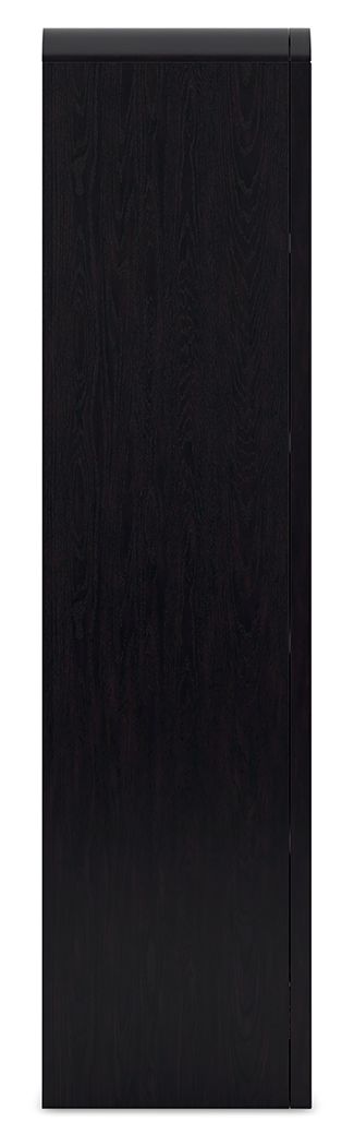 Rowanbeck - Black - Large Bookcase - Hornell Furniture Outlet