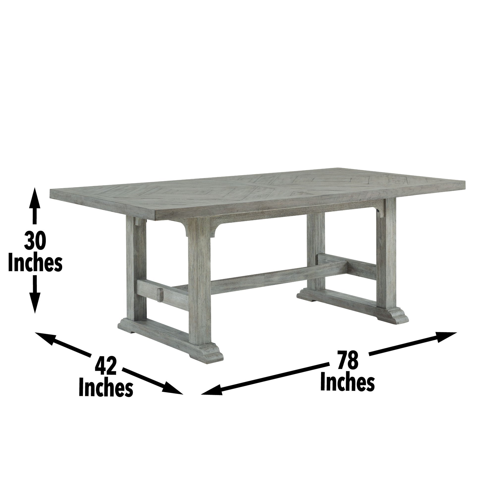 Whitford - Dining Table - Gray - Hornell Furniture Outlet