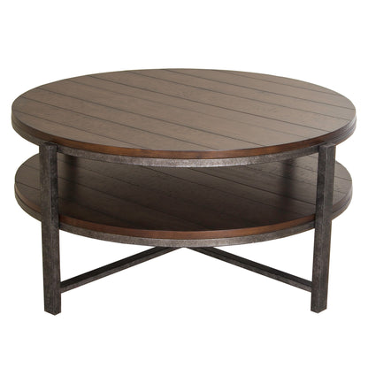 Breckinridge - 3 Piece Set (1 Cocktail 2 End Tables) - Dark Brown - Hornell Furniture Outlet
