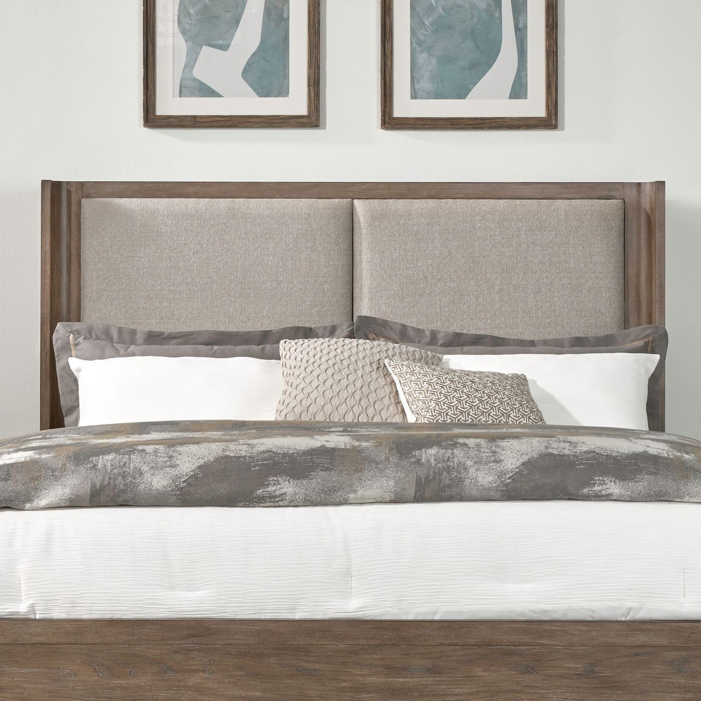 South Bend - Upholstered Shelter Headboard - Hornell Furniture Outlet