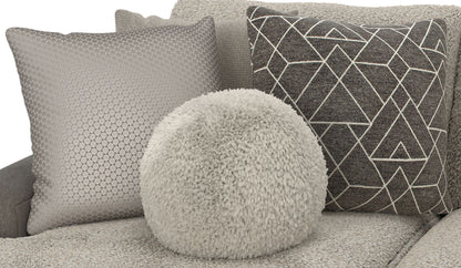 Canyon - 4 Piece Sectional With Cuddler Seat Cushions, Included Accent Pillows And Cocktail Ottoman (Left Side Facing Chaise) - Umber - Hornell Furniture Outlet