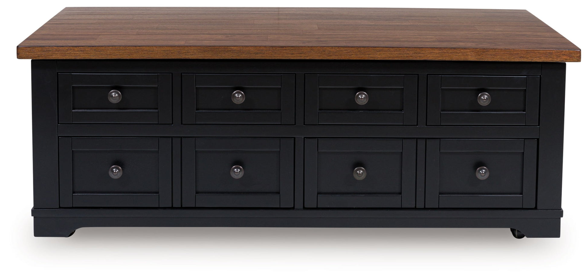 Wildenauer - Brown / Black - Lift Top Cocktail Table - Hornell Furniture Outlet