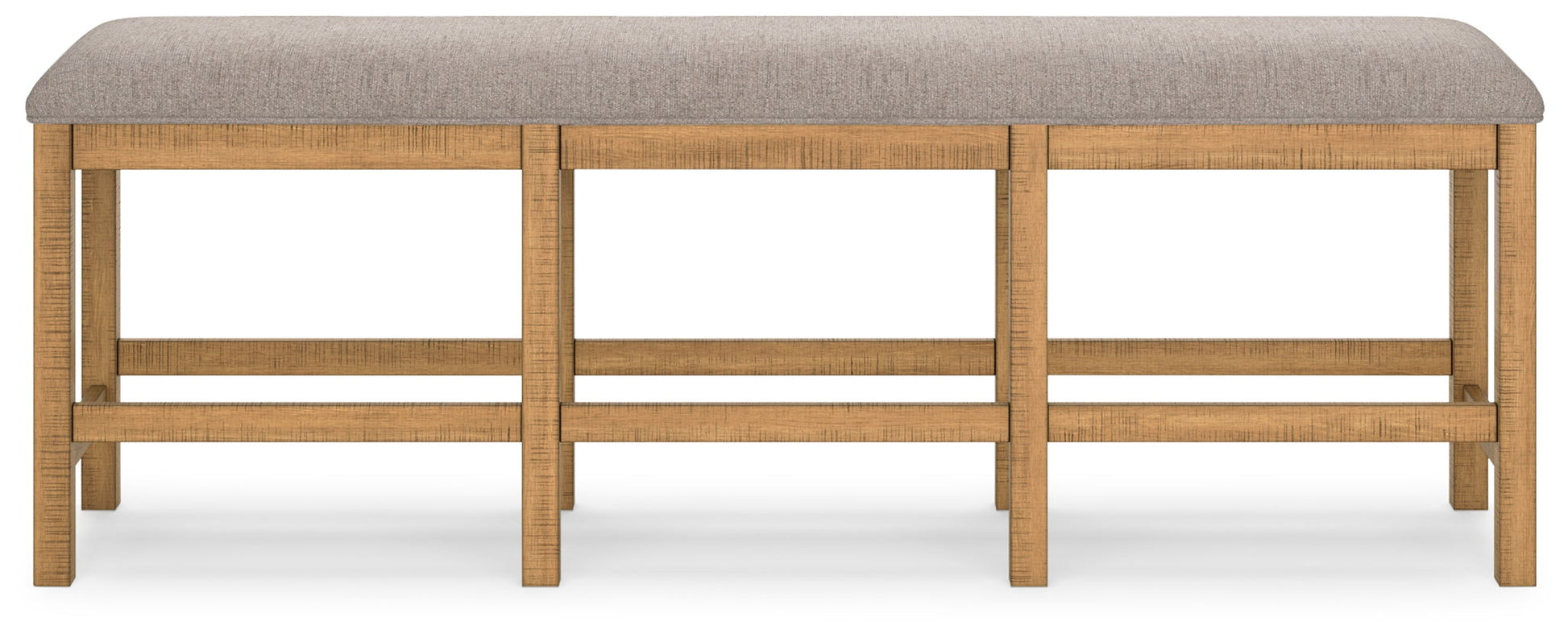 Havonplane - Brown - XL Counter Height Upholstered Dining Bench - Hornell Furniture Outlet