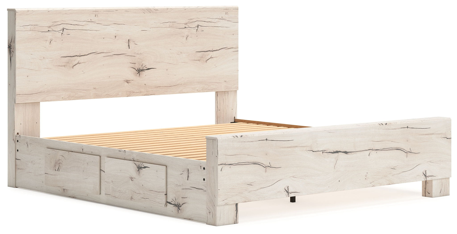 Lawroy - Panel Bed With Storage - Hornell Furniture Outlet