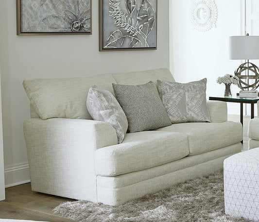 Zeller - Loveseat - Cream - Hornell Furniture Outlet