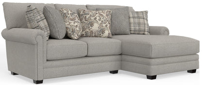 Livingston - Sectional With Comfort Coil Seating And Accent Pillows Included - Hornell Furniture Outlet