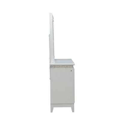 Reflections - Dresser & Mirror - White - Hornell Furniture Outlet