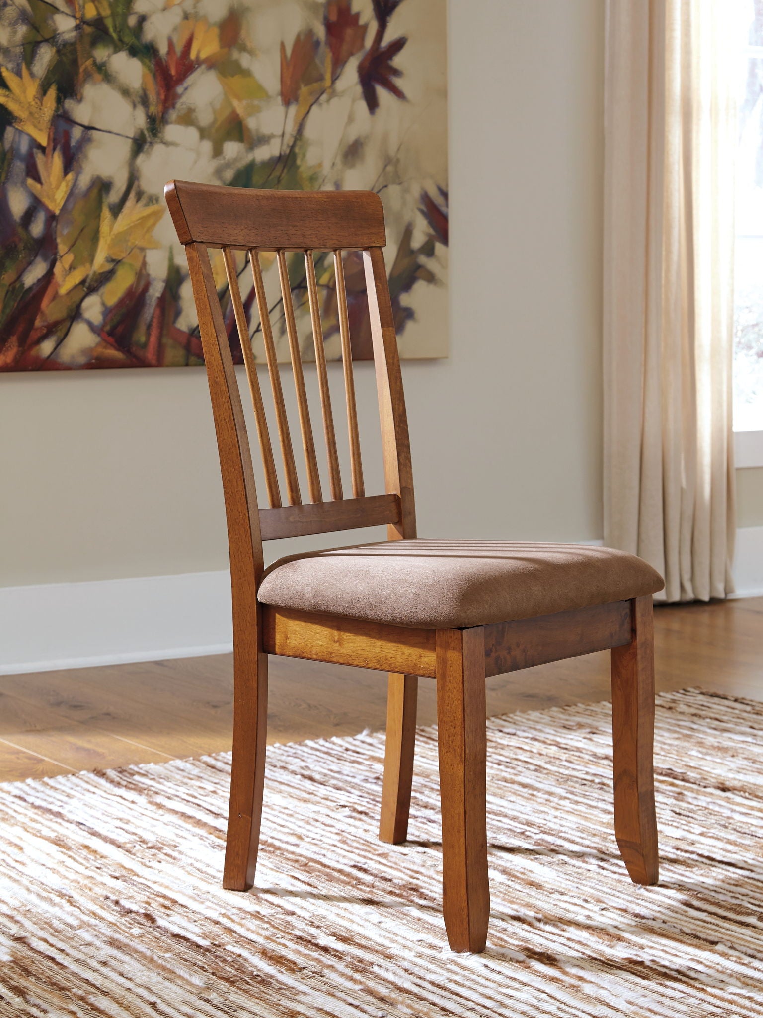 Berringer - Rustic Brown - Dining UPH Side Chair (Set of 2) - Hornell Furniture Outlet