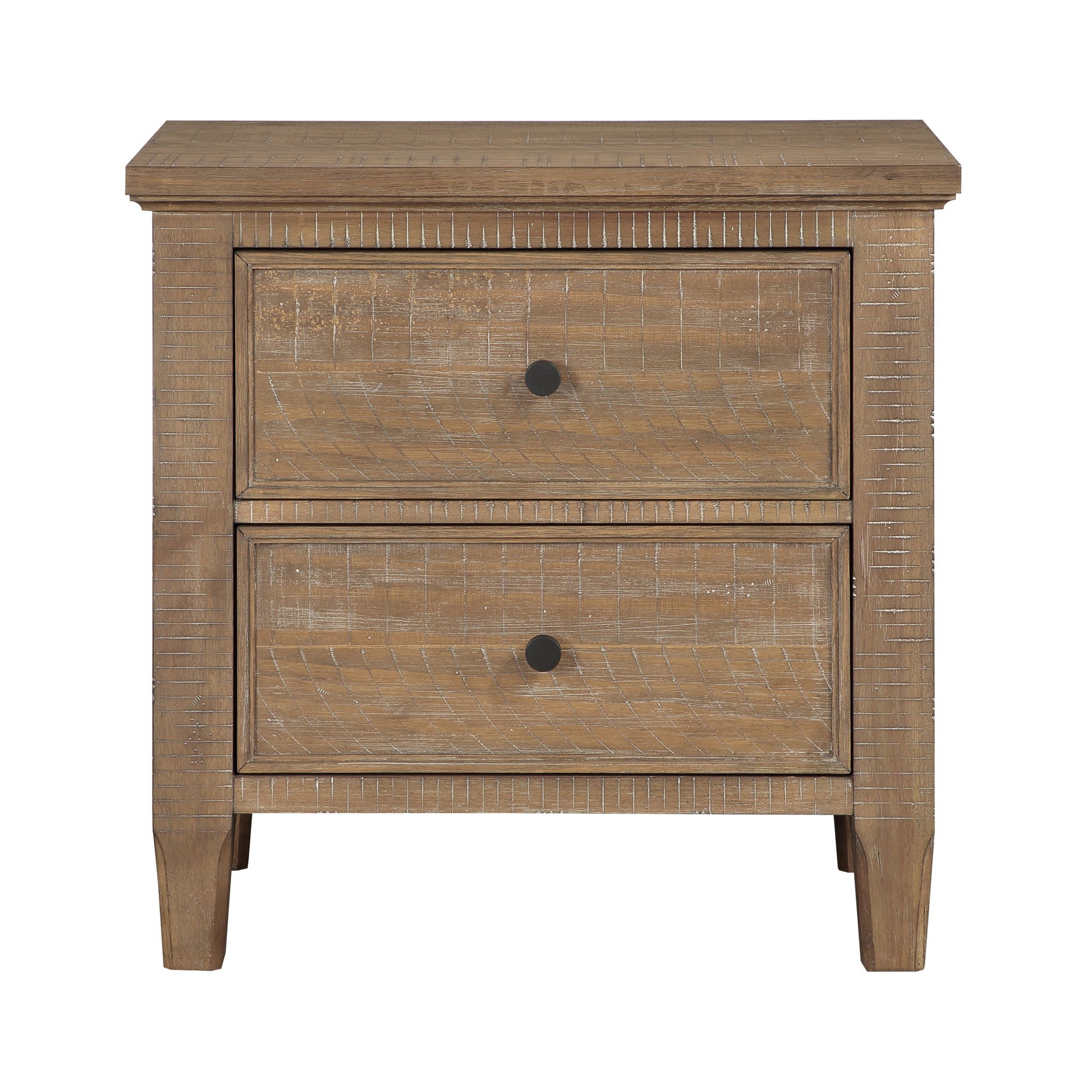 Riverdale - 2 Drawer Nightstand - Dark Brown - Hornell Furniture Outlet