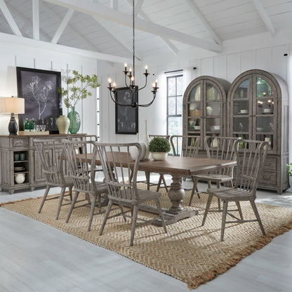 River Place - Trestle Table Set - Hornell Furniture Outlet