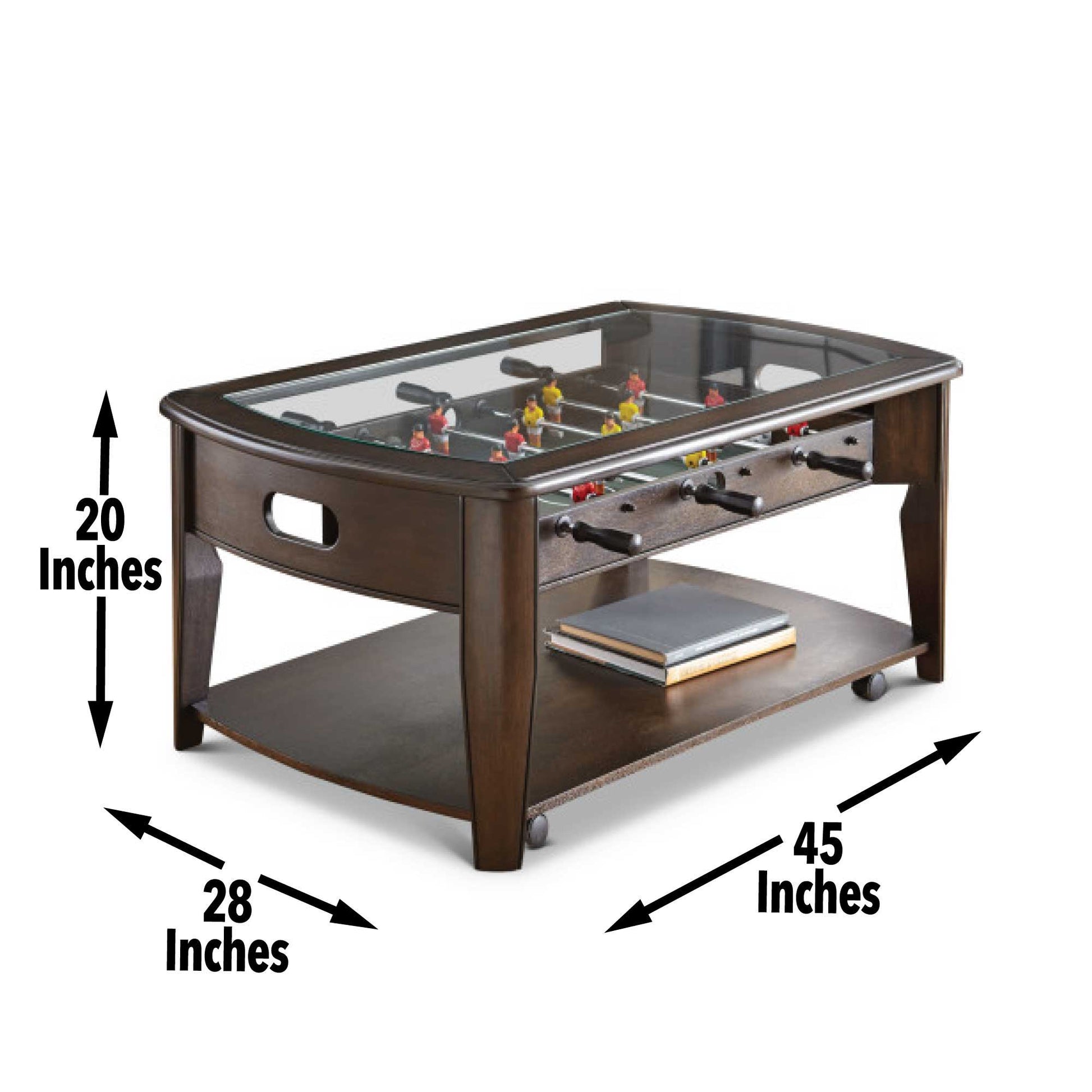 Diletta - Foosball Cocktail Table - Brown - Hornell Furniture Outlet