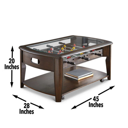 Diletta - Foosball Cocktail Table - Brown - Hornell Furniture Outlet