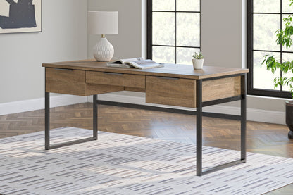 Montia - Light Brown - Home Office Desk - Hornell Furniture Outlet