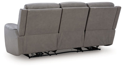 5Z - Comfort - Relaxation - Power Reclining Sofa With Adj Headrest - Hornell Furniture Outlet