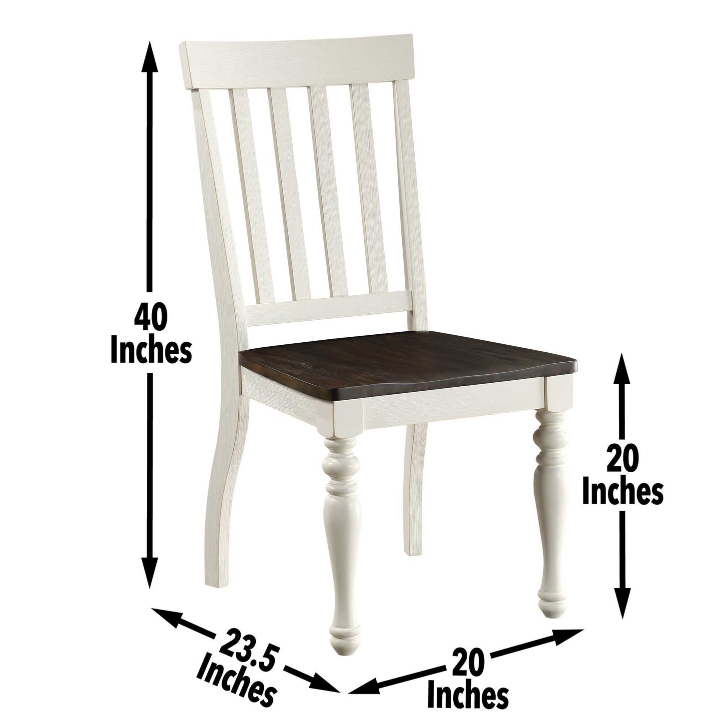 Joanna - Side Chair (Set of 2) - White - Hornell Furniture Outlet