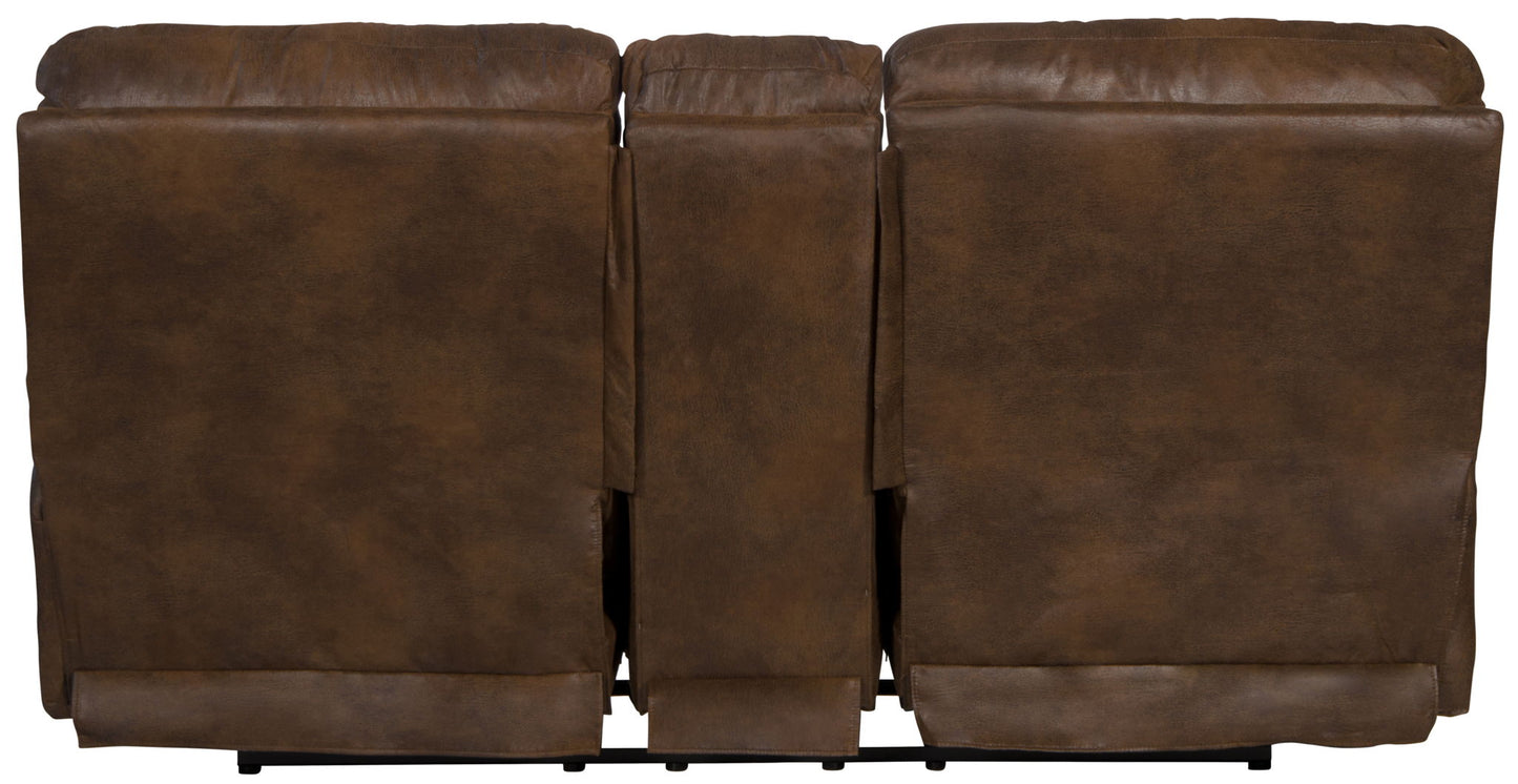 Voyager - Lay Flat Console Reclining Loveseat - Hornell Furniture Outlet