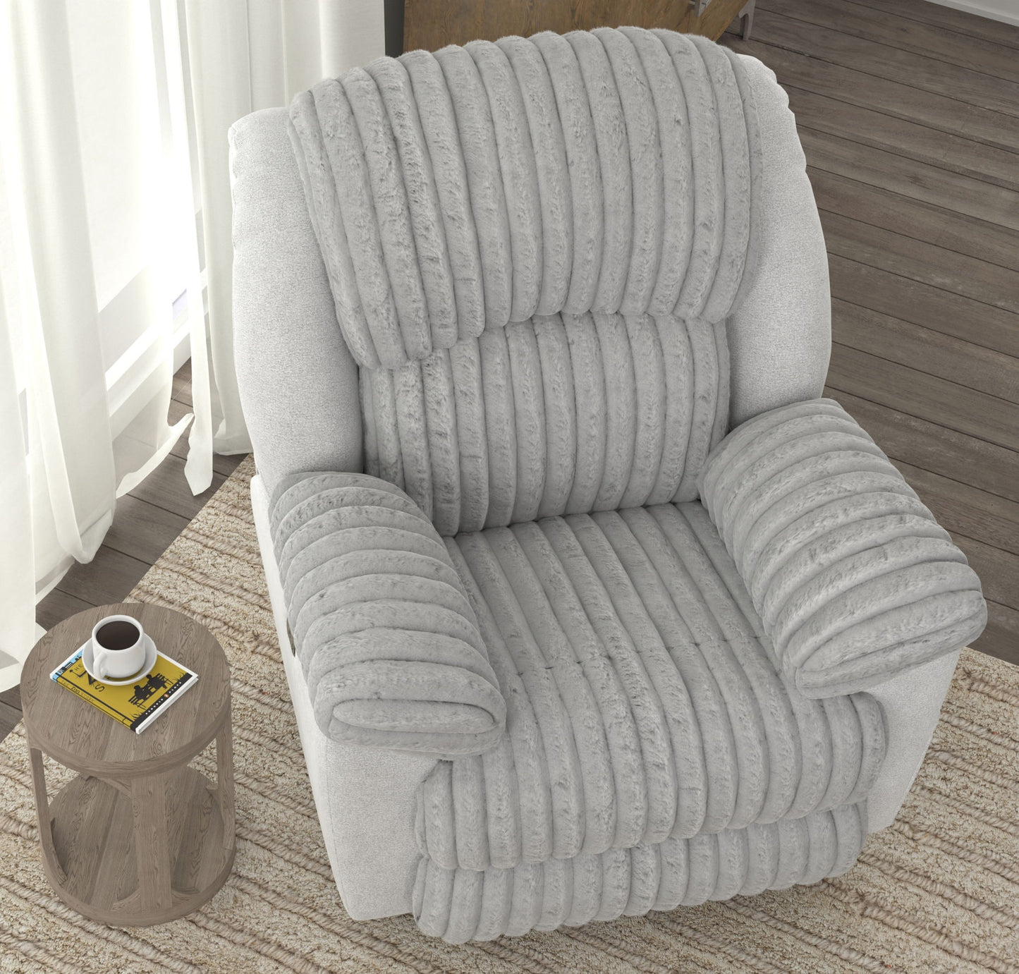 Shaggy - Power Lay Flat Recliner With Zero Gravity - Hornell Furniture Outlet