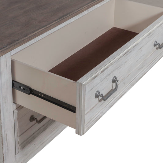 River Place - Curio Base - White - Hornell Furniture Outlet