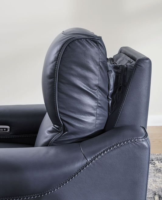 Mercomatic - Power Reclining Loveseat With Adj Headrest - Hornell Furniture Outlet