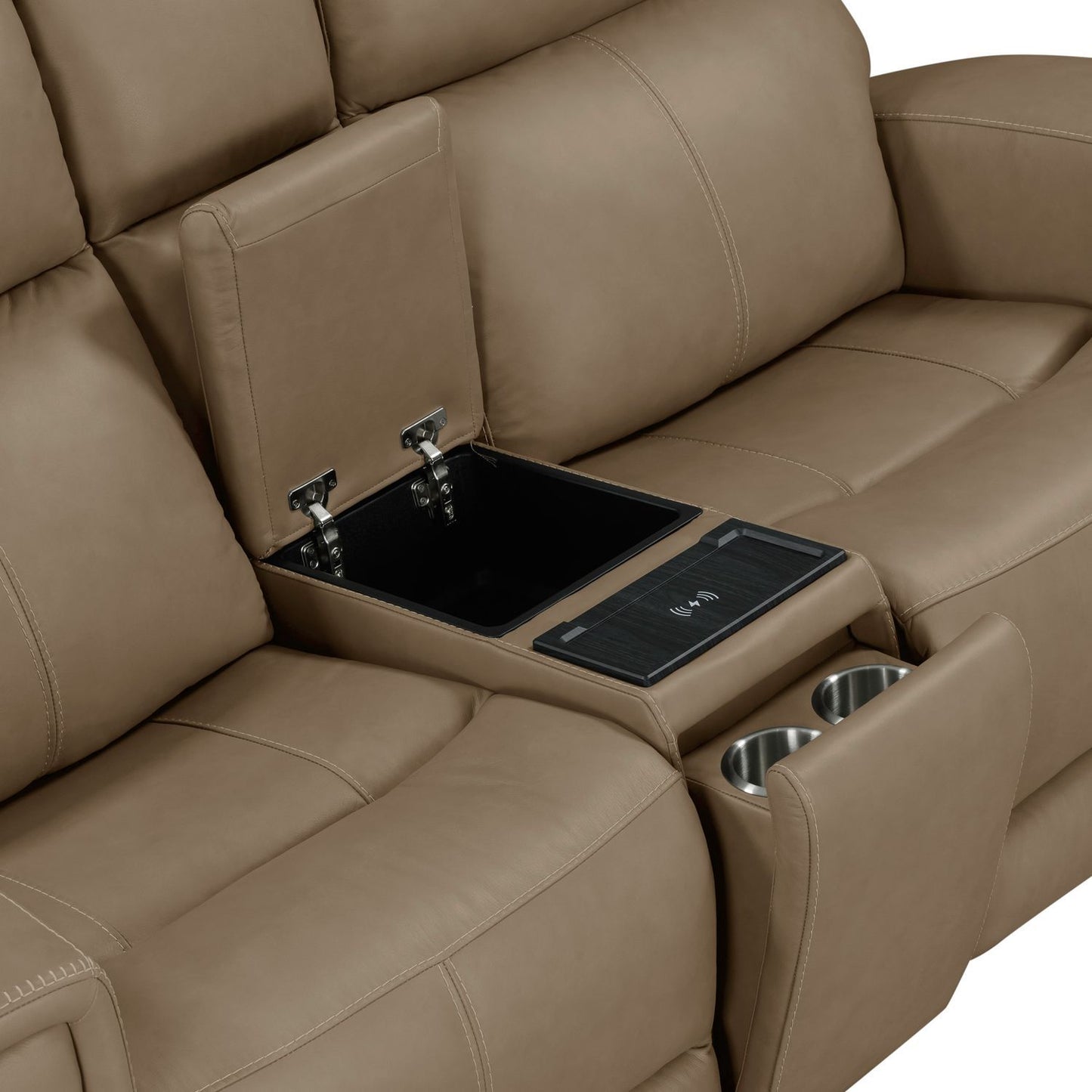 Camden - Loveseat With Console P3 & ZW - Hornell Furniture Outlet