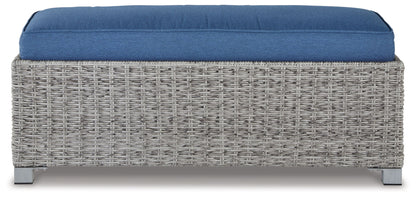 Naples Beach - Light Gray - Bench with Cushion - Hornell Furniture Outlet