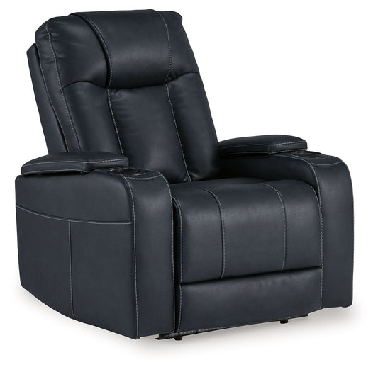 Feazada - Power Recliner With Adj Headrest - Hornell Furniture Outlet
