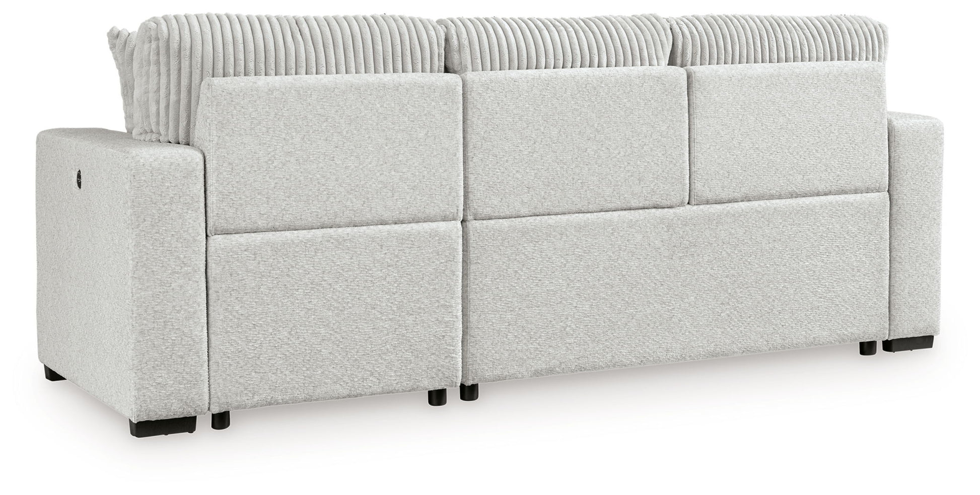 Wohlen - 2 - Piece Sectional With Pop Up Sleeper And LAF Corner Chaise - Alloy - Hornell Furniture Outlet