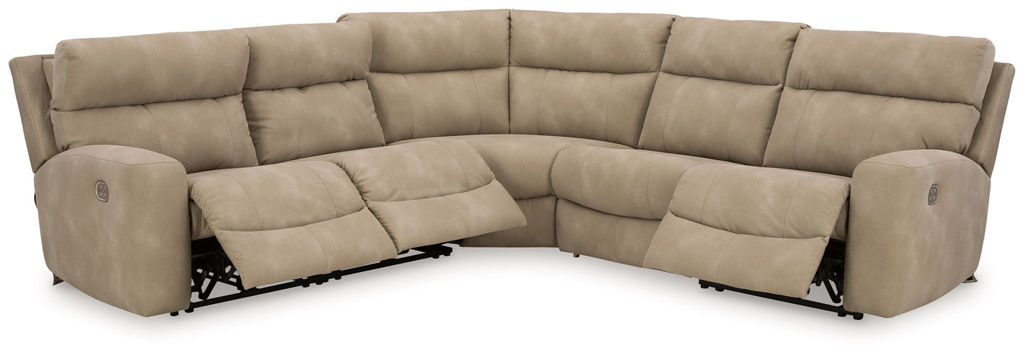 Next - gen Durapella - Power Reclinering Sectional Set - Hornell Furniture Outlet