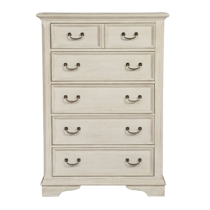 Bayside - 5 Drawer Chest - White - Hornell Furniture Outlet