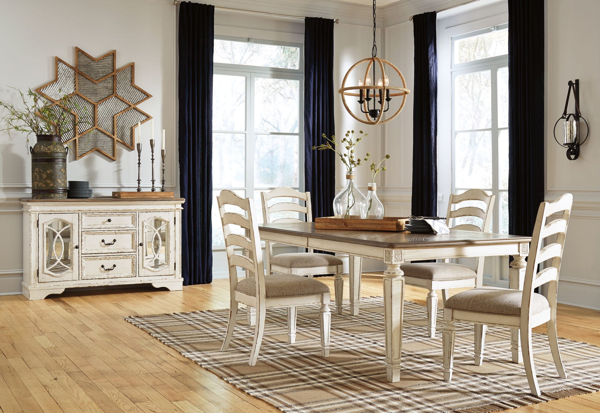 Realyn - Rectangular Dining Table Set - Hornell Furniture Outlet