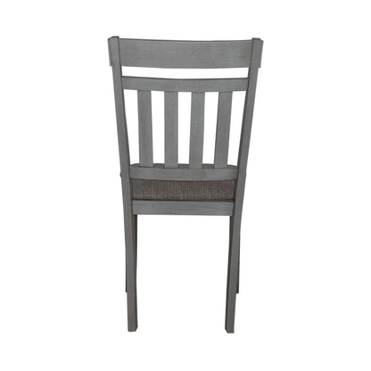 Newport - Splat Back Side Chair (RTA) - Gray - Hornell Furniture Outlet