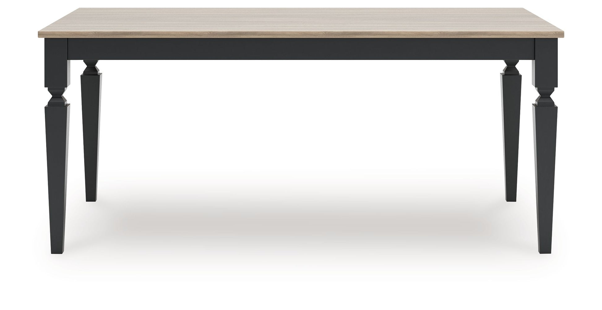 Brenkerton - Grayish Brown / Black - Rectangular Dining Room Table - Hornell Furniture Outlet