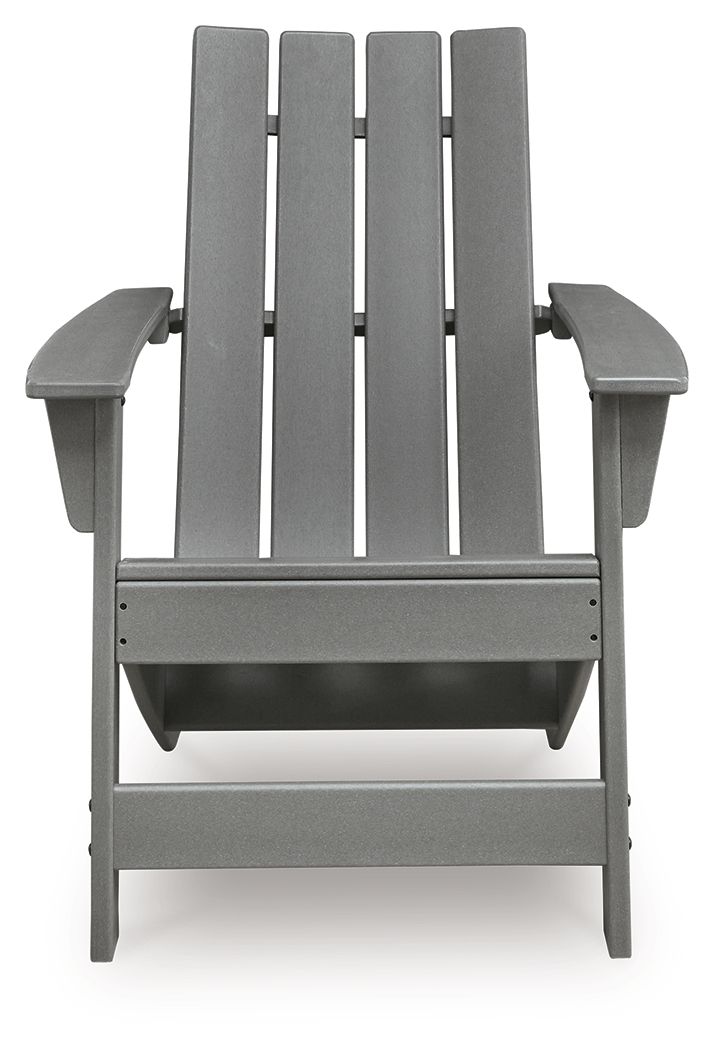 Cove Beach - Adirondack Chair - Gray - Hornell Furniture Outlet