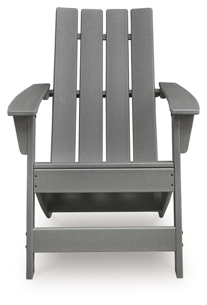 Cove Beach - Adirondack Chair - Gray - Hornell Furniture Outlet