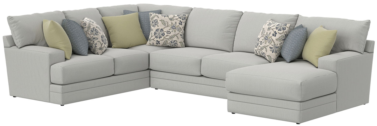 Stockbridge - Sectional With Comfort Coil Seating And 9 Accent Pillows Included - Hornell Furniture Outlet