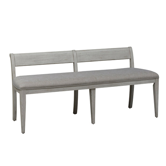 Farmhouse Reimagined - Upholstered Bench - White - Hornell Furniture Outlet